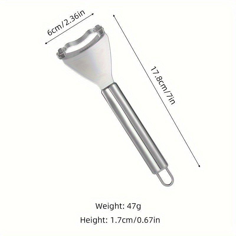 قشارة الذرة من الفولاذ المقاوم للصدأ - قشارة قابلة لإعادة الاستخدام، أداة مطبخ متعددة الوظائف - MallqaatMallqaat